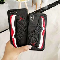 Fashion 3D NBA Air Dunk Jordan Sports Basketball Shoes Soft Phone Cases For iphone 6 6S 7 8 Plus X XS XR MAX 10 Back Cover Case