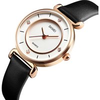 Wholesale Skmei 1330 Gold Wrist OEM Watches Ladies Women Quartz Stainless Steel Back Watch