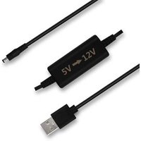 2m 2464 20awg/2c 5v 2a step up to 12v 9v 2a max usb dc 5v to 12v converter cable