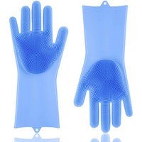 Eco Friendly Silicone Scrubber Cleaning Gloves