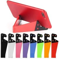 Universal Foldable Phone mobile Stand phone Holder Colorful V Shaped adjustable cell phone bracket stand