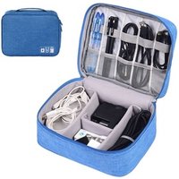 Double Layers Travel Digital Gadget Storage Bags Electronics Accessories Cable Organizer Bag