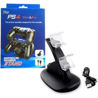 USB Dual Gamepad Charger Controller Game Controller Power Supply Charging Station Stand For Playstation 4 PS4