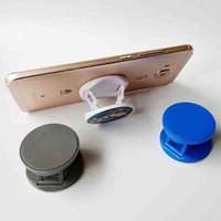 ABS plastic 360 degree round flexible foldable mobile stands promotional cell phone stents for gifts