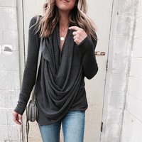 Irregular Loose Blouse Top