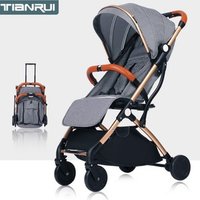 TIANRUI baby stroller foldable easy to carry high landscape