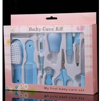 10pcs/set Portable Baby Health Care Set Thermometer Grooming Nail Cutter Feeding Device Brush Healthcare Newborn Tool Kits
