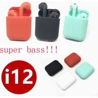 Hot sale i12 Touch Control Stereo Blue tooth earbuds v5.0 Mini TWS i12 Wireless custom Headphones wireless Headset