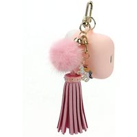 Newest Silicone For Airpods 2 Charging Case With Key Chain Full Protective Wireless Headphone Accessories