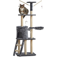 Wooden Cat Scratch Tree Kitten Tower