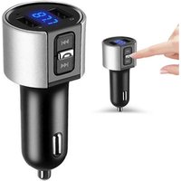 BT FM Transmitter In-Car USB Car Charger Adaptor with LED Display