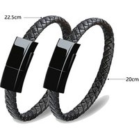 Leather Bracelet USB Quick Charger For iphone 7 8 Cable Mobile Phone Data Cable Portable Fast Charge Wire For Samsung S8 Xiaomi