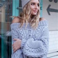 Long Sleeve Batwing Sweater