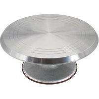 12 Inches Aluminum Turntable Rotating Cake Decorating Metal Wedding Cake Stand Non Slip Kit Baking Tools Supplies Supplier