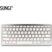 SUNGI Hot Sale Bluetooth Keyboard 3.0 Wireless for Ipad Android Windows Tablet Powered by AAA Battery Factory Supply