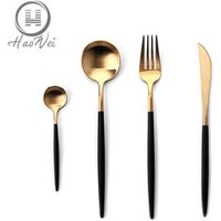 High quality spoon and fork dinner knife coffee spoon set stainless steel rose gold cutlery set