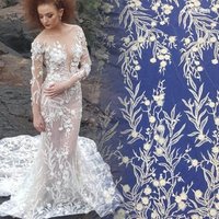Polyester Embroidery Lace Wedding Dresses