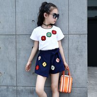 Summer Cotton Embroidered Clothing Set