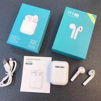 2019 Hot New Tws Mini Portable ear buds i11 tws 5.0 realtek earphone & headphone with finger touch control sound loud