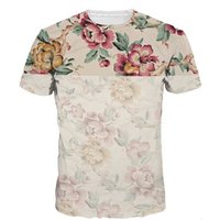 Vintage Flower Top 3D Printed T Shirt