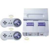 Wolsen 8 Bit HD Retro Mini TV video game console handheld game player with wireless joysticks built in 333 games