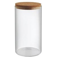 15oz borosilicate glass jar with cork lid