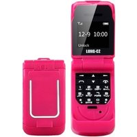 Mini Mobile Phone LONG-CZ J9 Flip Style smartphone 0.66 inch, 18 Keys Anti-lost, Magic Sound, Auto Answering, GSM cellular