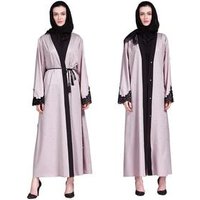 Long Sleeve Pearl Abaya Cardigan Kimono