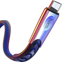 Hoco 2.4A aluminum alloy Micro USB Cable 1.2m Fast Charging Mobile Phone USB Charger Data Cable for Samsung
