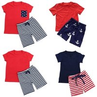 Summer Short Sleeve T Shirt Clothing Set