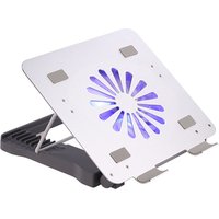 Aluminum height adjustable foldable laptop cooler cooling pad with USB 2.0 3.0