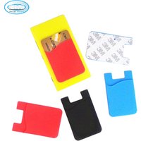wholesale silicone smart mobile phone wallet pocket card holder
