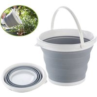 Portable Silicone Water Folding Bucket Bath Home Outdoor Car Wash Fishing Plastic Retractable Bucket