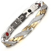 Stainless Steel Expandable Bio Health Magnetic China Power Wristband Bracelet