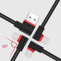 Type C Angle Data 90 Degree Fast Charger Magnetic Universal Charging phone S Usb Cable 3 In 1