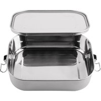 NI001 Reusable Food Lunch Box 1400ml Buckle Hook Silicone Seal Ring Leak Proof Lunch Box Stainless Steel