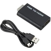 PS2 to HDMI Video Converter AV Adapter 3.5mm Audio Output for hdmi Monitor