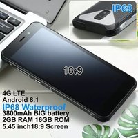 Cheapest factory price Good quality 5.45'' IP68 waterproof Rugged smart phone MTK Dual Core Android 8.1 GPS 4G phone