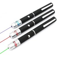 AAA Battery 650nm Red 405nm Blue Violet 532nm Green Pen Laser Pointer 5mw