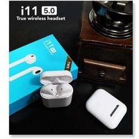 New Hot Stereo Siri Earbud BT V5.0 Mobile Phone Mini Headset Waterproof Noise Cancelling Wireless Earphone i11 TWS