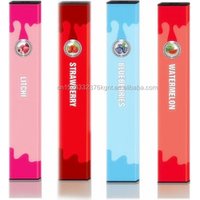 Electric cigarette 280mah 500 puffs multi flavor sticker disposable pod vape pen