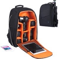 Wholesale PULUZ Outdoor Portable Waterproof Scratch-proof Dual Shoulders Backpack high quality Camera Bag