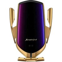 Auto-Clamp Wireless Car Charger Mount Qi Fast Charging Air Vent Phone Holder For iPhone X