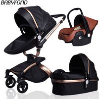 Aulon Baby Stroller 3 in 1 Travel System Pram Pushchair With Carrycot China Factory price baby carriage