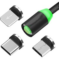 3 in 1 Hot sale usbc Charger fast round magnetic fast charging cable For Mobile Phone