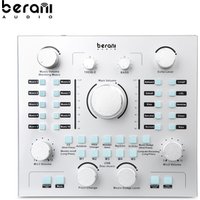 T10 Live stream recording studio sound card usb m audio external for iphone android pci