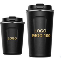 Custom Print Logo Personalised Travel Sublimation Thermal Vaccum Tumbler Insulated Stainless Steel Keep Coffee Cup Mug with Lid