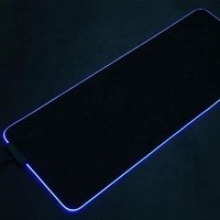 HX Custom LOGO RGB lock glow natural rubber gaming mouse pad