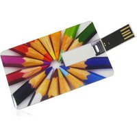 Best Price Happy Holiday Card Shaped USB Flash Drive 1gb Double Sided Logo Printing Custom Pen Drive