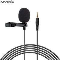 New arrival LJ03 Omnidirectional condenser recording studio lavalier microphone mini lapel mic for smartphone laptop